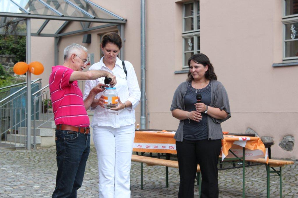 Ludwig Burkardt (MdL), Saskia Ludwig (MdL), Anja Schmollack (v.l.n.r.)